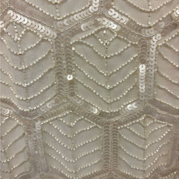 Hazel Ladies SM Cream Sleeveless Blouse - Picture 3 of 4